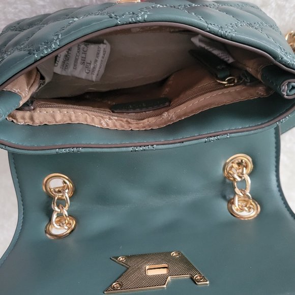 ANNE KLEIN KELLY ROSEMARY / GREEN Quilted Bag - Picture 4 of 8